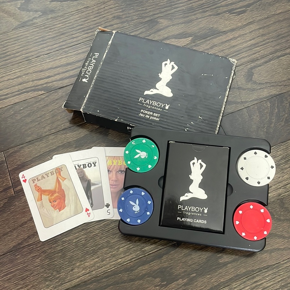 Vintage Playboy Poker Set